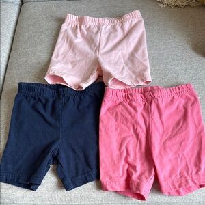Carter's Pink and Blue Casual Cotton Shorts